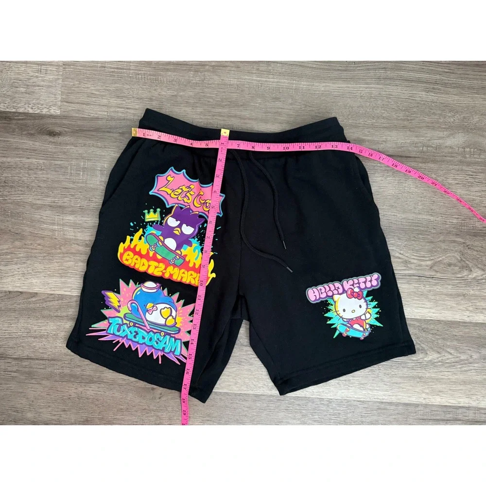 Hello Kitty & Friends Skateboard‎ Graphic Fleece Shorts XS Sanrio Kawaii